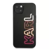 Karl Lagerfeld KLHCP13SPCOBK Capa rígida Ikonik Saffiano Multipink para Apple iPhone 13 Mini 5,4 inch preta