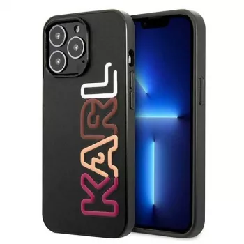 Karl Lagerfeld KLHCP13LPCOBK Capa rígida para iPhone 13 Pro / iPhone 13 6,1