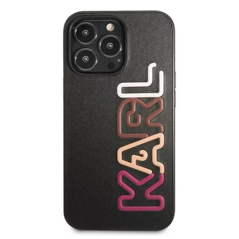 Karl Lagerfeld KLHCP13LPCOBK Capa rígida para iPhone 13 Pro / iPhone 13 6,1