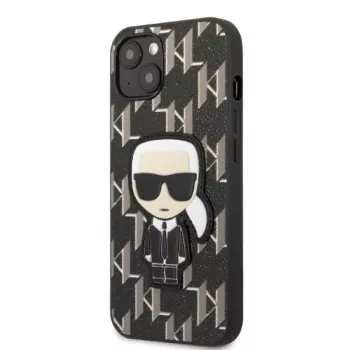 Karl Lagerfeld KLHCP13SPMNIKBK Capa rígida para iPhone 13 mini 5,4
