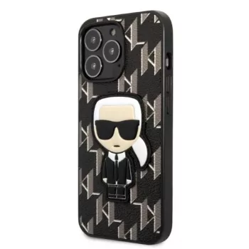 Karl Lagerfeld KLHCP13LPMNIKBK Capa rígida para iPhone 13 Pro / 13 6,1