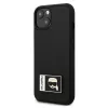 Karl Lagerfeld KLHCP13M3DKPK Capa rígida Ikonik Patch para iPhone 13/14/15 6,1