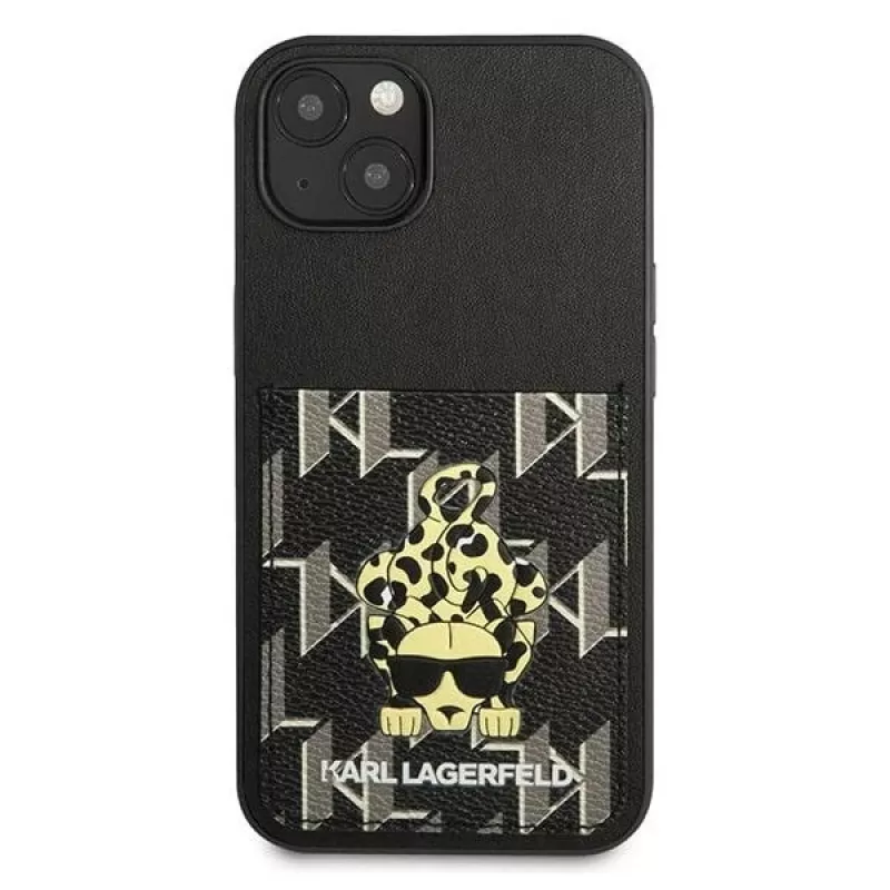 Karl Lagerfeld KF001284 Capa rígida Karlimals Cardslot para iPhone 13/14/15 6,1