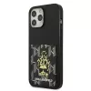 Karl Lagerfeld KLHCP13XCANCNK Capa rígida para iPhone 13 Pro Max 6,7 inch preta Karlimals Cardslot