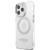 Guess GUHMP13LHTRMS Capa rígida Metal Outline MagSafe para iPhone 13 Pro / iPhone 13 6,1
