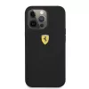Ferrari FESSIHMP13LBK Capa rígida de silicone MagSafe para iPhone 13 Pro / 13 preta