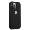 Ferrari FESSIHMP13LBK Capa rígida de silicone MagSafe para iPhone 13 Pro / 13 preta