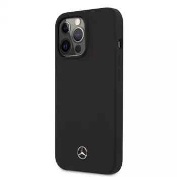 Mercedes-Benz MEHMP13LSILBK Capa de silicone com MagSafe para iPhone 13 Pro/13 6,1