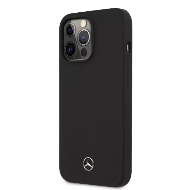 Mercedes-Benz MEHMP13LSILBK Capa de silicone com MagSafe para iPhone 13 Pro/13 6,1