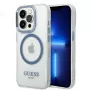 Guess Capa rígida Metal Outline MagSafe para Apple iPhone 14 Pro Max 6,7