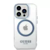 Guess Capa rígida Metal Outline MagSafe para Apple iPhone 14 Pro Max 6,7