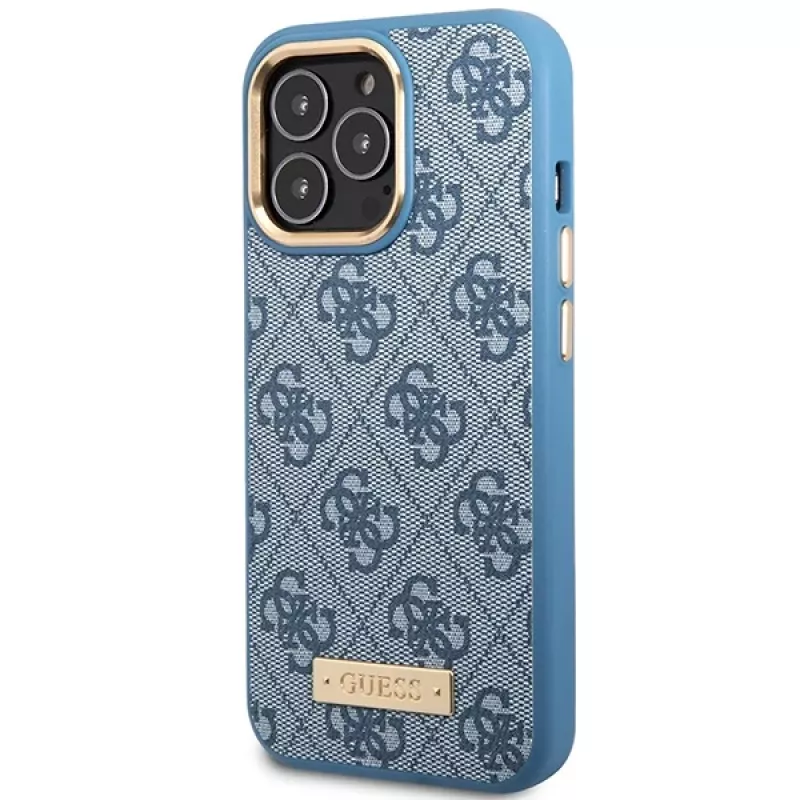Guess GUHMP14LU4GPRB Capa rígida para iPhone 14 Pro 6,1