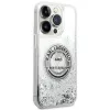 Karl Lagerfeld KLHCP14XLCRSGRS Capa rígida Liquid Glitter para Apple iPhone 14 Pro Max 6,7