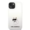 Karl Lagerfeld KLHMP14MSNCHBCH Capa rígida de silicone MagSafe para iPhone 14 Plus / 15 Plus 6,7