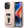 Karl Lagerfeld KLHCP14XSNIKBCP Capa rígida de silicone Ikonik para iPhone 14 Pro Max 6,7