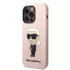 Karl Lagerfeld KLHCP14XSNIKBCP Capa rígida de silicone Ikonik para iPhone 14 Pro Max 6,7