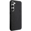 AMG Capa rígida para Samsung Galaxy S23+ (SM-S916) - Carbon Stripe & Embossed, preta