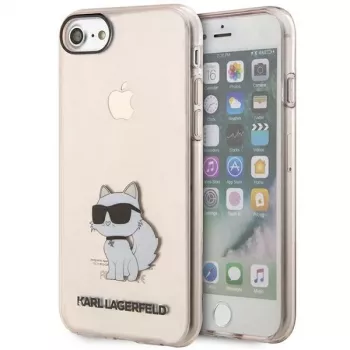 Karl Lagerfeld KLHCI8HNCHTCP Capa rígida Ikonik Choupette para iPhone 7/8/SE 2020/SE 2022, rosa