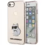 Karl Lagerfeld KLHCI8HNCHTCP Capa rígida Ikonik Choupette para iPhone 7/8/SE 2020/SE 2022, rosa