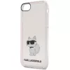 Karl Lagerfeld KLHCI8HNCHTCP Capa rígida Ikonik Choupette para iPhone 7/8/SE 2020/SE 2022, rosa