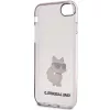 Karl Lagerfeld KLHCI8HNCHTCP Capa rígida Ikonik Choupette para iPhone 7/8/SE 2020/SE 2022, rosa
