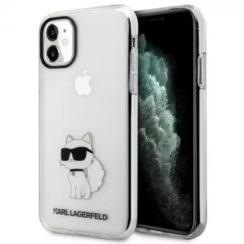 Capa rígida Karl Lagerfeld Ikonik Choupette para Apple iPhone 11 / XR 6,1