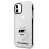 Capa rígida Karl Lagerfeld Ikonik Choupette para Apple iPhone 11 / XR 6,1 inch transparente