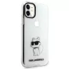 Capa rígida Karl Lagerfeld Ikonik Choupette para Apple iPhone 11 / XR 6,1 inch transparente