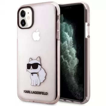 Capa rígida Karl Lagerfeld Ikonik Choupette para iPhone 11 / XR 6,1