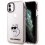 Capa rígida Karl Lagerfeld Ikonik Choupette para iPhone 11 / XR 6,1