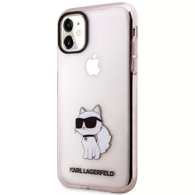Capa rígida Karl Lagerfeld Ikonik Choupette para iPhone 11 / XR 6,1