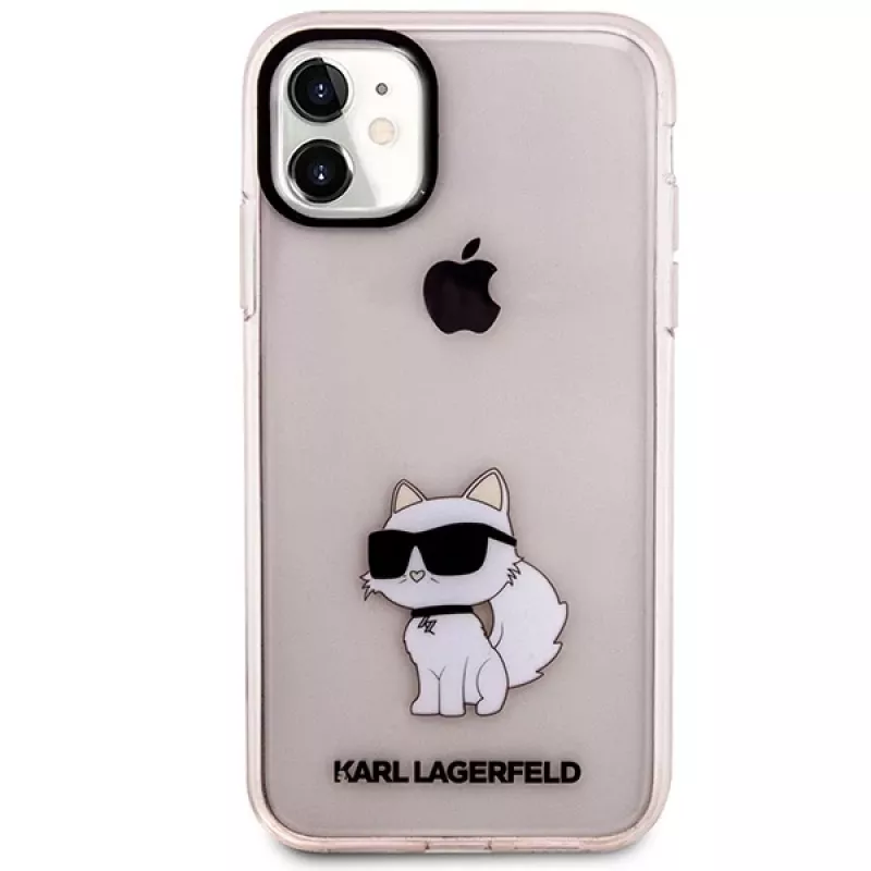 Capa rígida Karl Lagerfeld Ikonik Choupette para iPhone 11 / XR 6,1