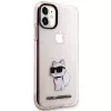 Capa rígida Karl Lagerfeld Ikonik Choupette para iPhone 11 / XR 6,1