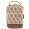 Bolsa organizadora Guess GUHBHGCFSEW castanha GCube Stripe