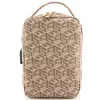 Bolsa organizadora Guess GUHBHGCFSEW castanha GCube Stripe