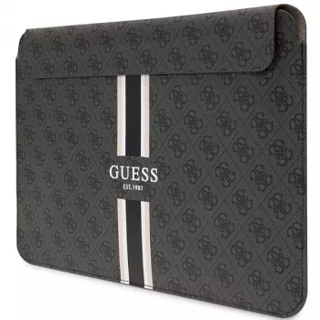 Capa Guess GUCS16P4RPSK 16 preta 4G Printed Stripes