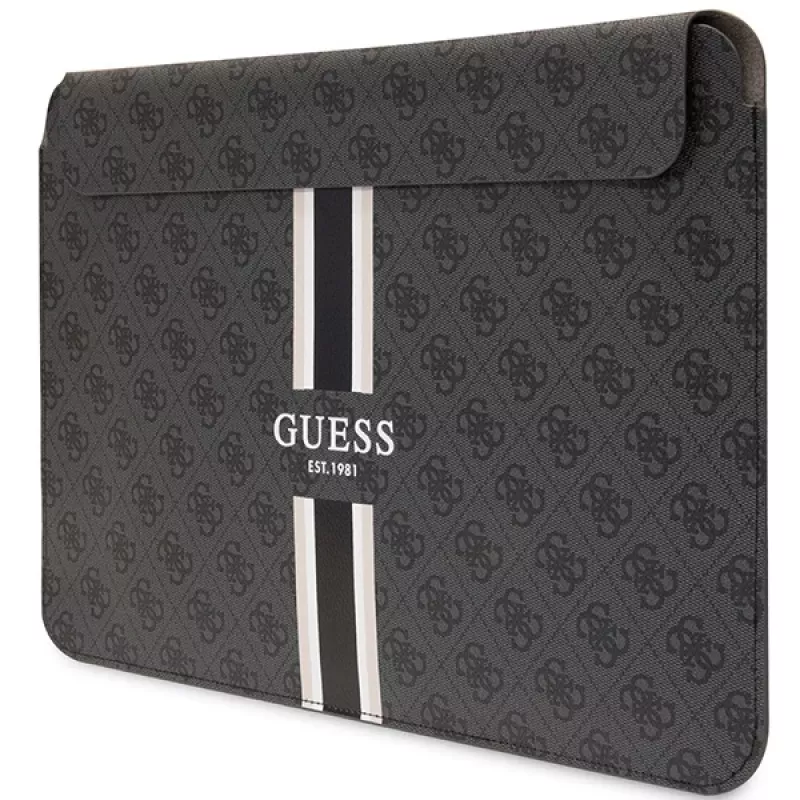 Capa Guess GUCS16P4RPSK 16 preta 4G Printed Stripes