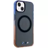 Capa rígida BMW para iPhone 13/14/15 cinzenta Gradient Bumper MagSafe