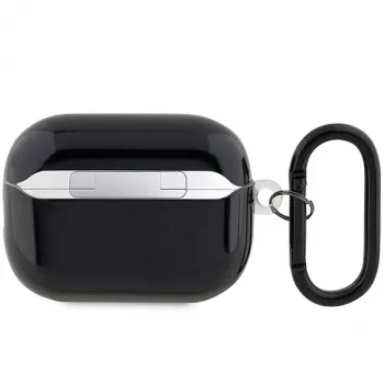 Capa protetora BMW para AirPods Pro 2.ª geração preta com design M-Stripe