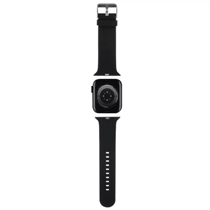 Pulseira Karl Lagerfeld 3D Rubber Karl Head para Apple Watch 38/40/41mm preta