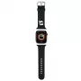 Pulseira Karl Lagerfeld 3D Rubber Karl Head para Apple Watch 42/44/45/49mm preta