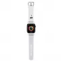 Pulseira Karl Lagerfeld 3D Rubber Karl Head para Apple Watch 42/44/45/49mm branca
