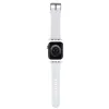 Pulseira Karl Lagerfeld 3D Rubber Karl Head para Apple Watch 42/44/45/49mm branca