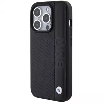 Capa rígida em pele BMW M Collection para iPhone 15 Pro Max 6,7
