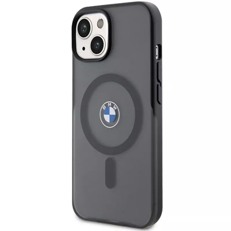 Capa rígida BMW BMHMP15MDSLK para iPhone 15 Plus / 14 Plus 6,7