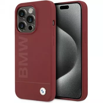 Capa rígida em silicone BMW M Collection com MagSafe para Apple iPhone 15 Pro 6,1