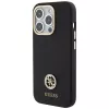Capa rígida em silicone Guess GUHCP15XM4DGPK com logótipo e strass 4G para Apple iPhone 15 Pro Max 6,7