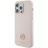 Capa rígida em silicone Guess GUHCP15XM4DGPP para iPhone 15 Pro Max 6,7
