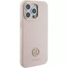 Capa rígida em silicone Guess GUHCP15XM4DGPP para iPhone 15 Pro Max 6,7