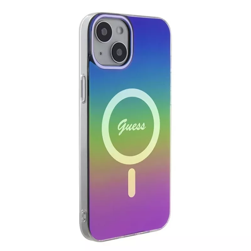 Capa MagSafe Guess IML Iridescent para iPhone 15 (iridescente)